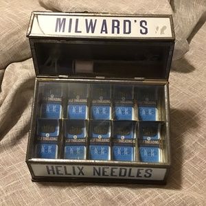 Milwards Sewing Needle Counter Display Vintage